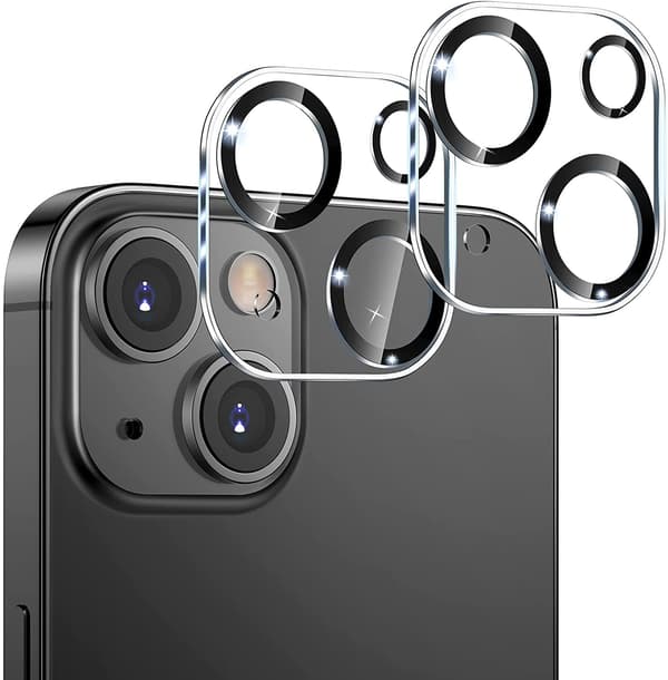 [2-Pack] iPhone 15 Härdat Glas Linsskydd 15