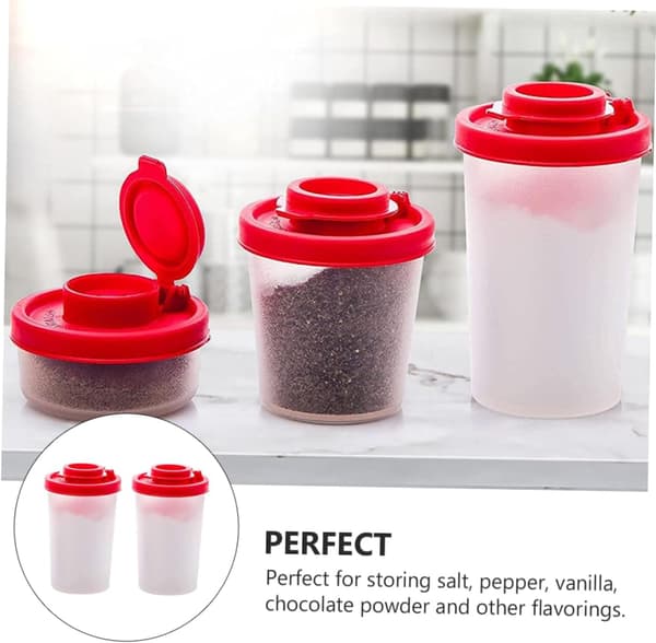 2-pak Peberbøsse Mini Plastikbøsser