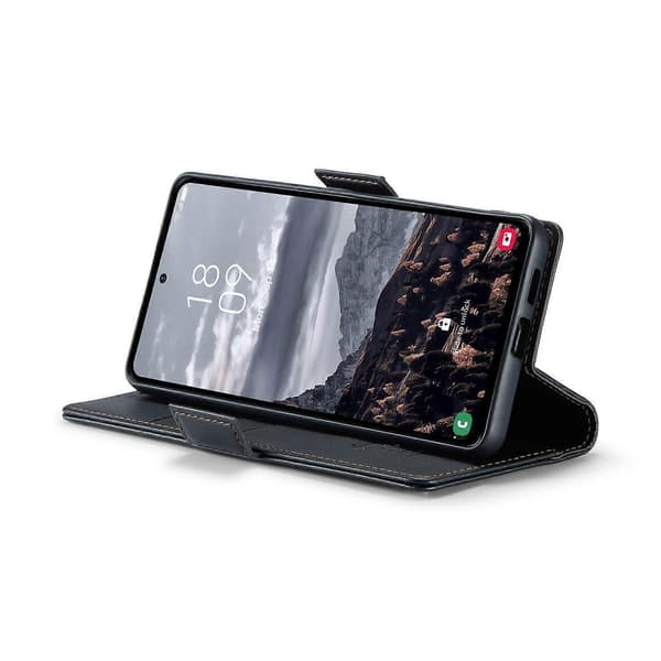 Mobildeksel til Samsung Galaxy S24 FE CASEME 023-serien RFID-beskyttelse Glanset stativ
