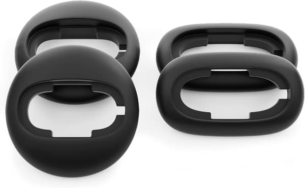 Sæt med 8 silikone ørepropper til Samsung Galaxy Buds Live hovedtelefoner Black