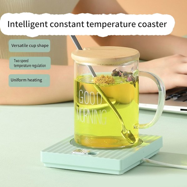 Unikke opvarmede coasters til studerende og professionelle, grøn