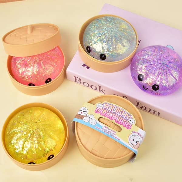 The Original Mystery Dumpling Galaxy Edition | Viral Squishy Fidget Toy Blind Box