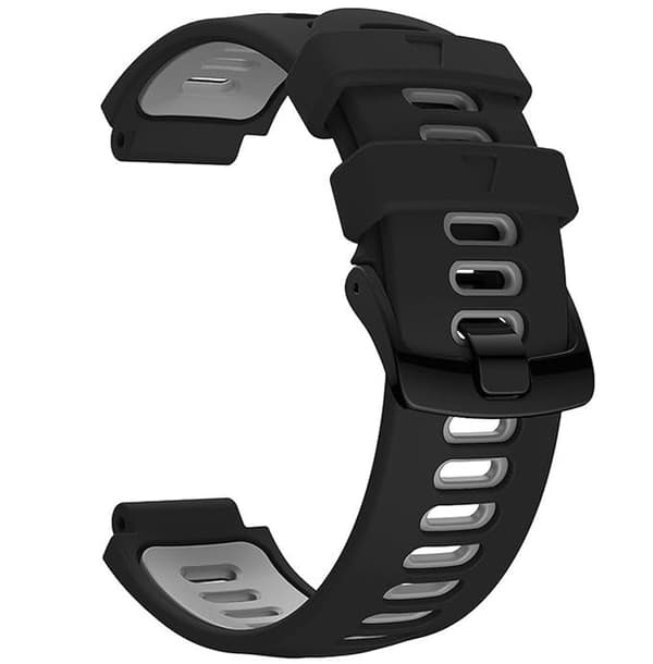 Garmin Forerunner 220/230/235/620/630/735XT armbånd silikone sort 25