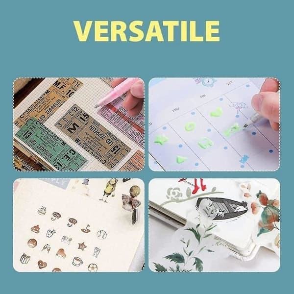 Limstift med lim, hurtigtørrende limstift til scrapbooking, limstift til hobby og stof, farverigt hurtigtørrende limstiftsæt til scrapbooking