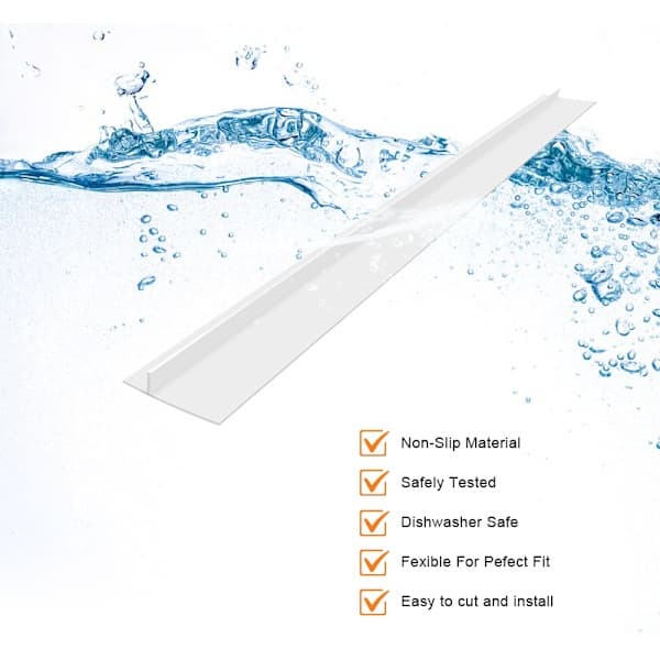Spislist håller rent mellan spis och skåp 61,5 cm 2-pack Vit Vit
