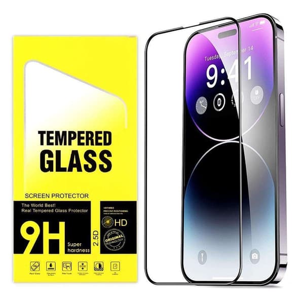 2 stk Herdet Glass iPhone 14 - Skjermbeskytter transparent Transparent