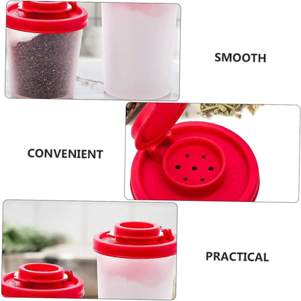 2-pak Peberbøsse Mini Plastikbøsser