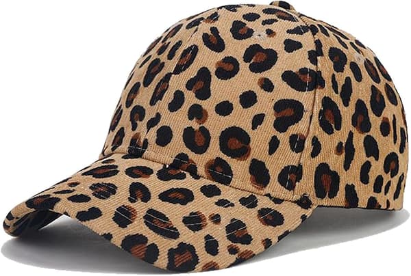 Baseballcaps Leopardmønstret Hatt Bomull Solhatt Hodeplagg Utendørs Skygge Sportscaps