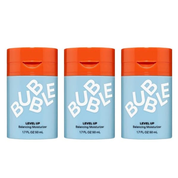 Bubble Skincare Level Up Gel Fugtighedscreme Hydrerende & Balancerende Formel - 50ml/ 3 stk 3pcs one