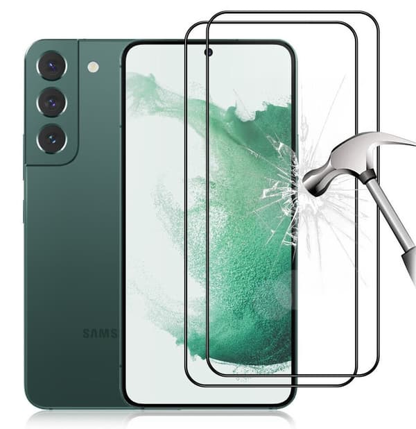 [2-PAKKA] Samsung S23 Täyspeitto Temperoitu Lasinen Näytönsuoja 60