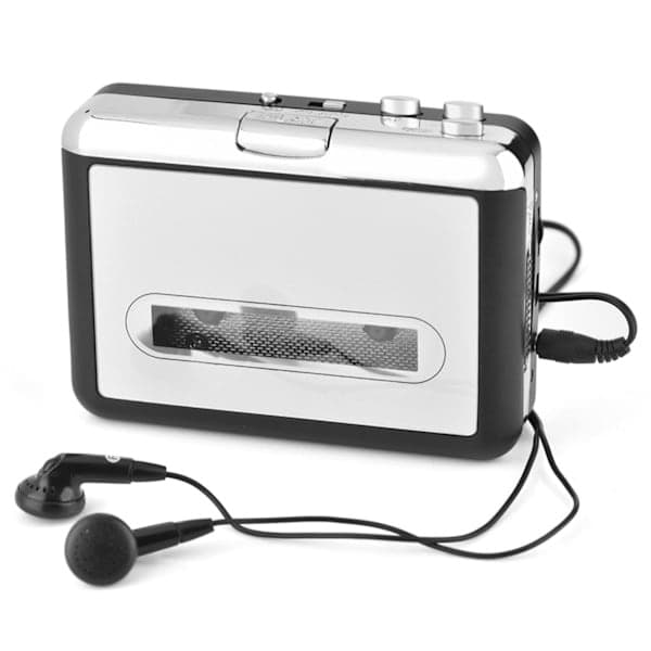 USB Kassette til MP3-konverter Båndoptager Optag lydmusik til pc-cd med hovedtelefoner