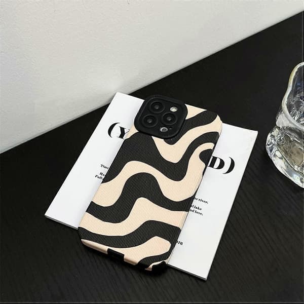 Kompatibel med iPhone 15 Mobilskal Mode Enkelt Sött Zebra St