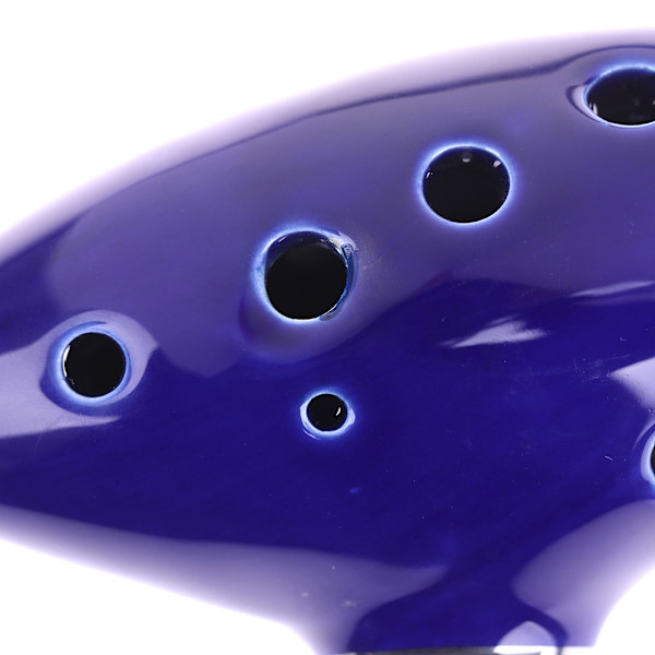 12 hullers Ocarina Ceramic Alto C Legend Of Blue Instrument