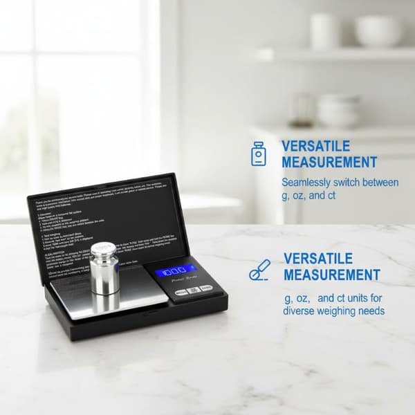 500g/0.1g Mini Digitalvåg Bärbar Smyckesfickvåg S