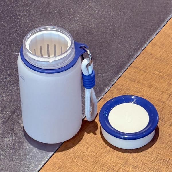 380ML Sportvattenflaska med stor kapacitet, gradientfärg Light blue