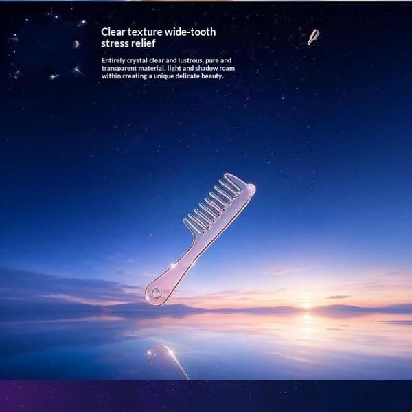 Multifunksjonell Mini Bærbar Hodeapplikator Kam Anti-Frizz Hår A2