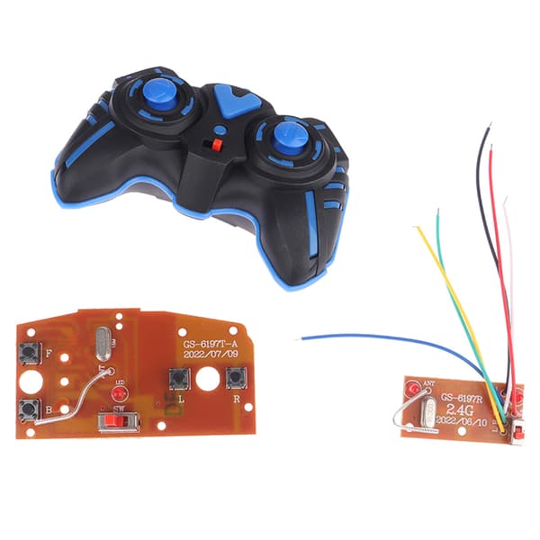 4CH RC bilfjernkontroll krets PCB sender og mottaker
