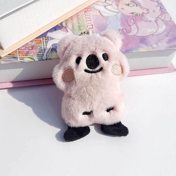 e Sarjakuva Pehmo Bear Doll Avaimenperä Riippuva koristeet Trendikäs laukku Pink