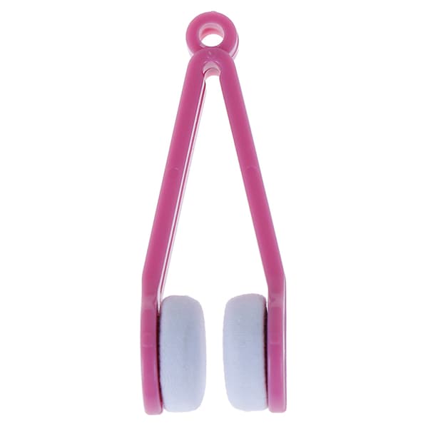 1 STK Solbriller Brillebørste Clean Tool Mikrofiberbriller Hot pink