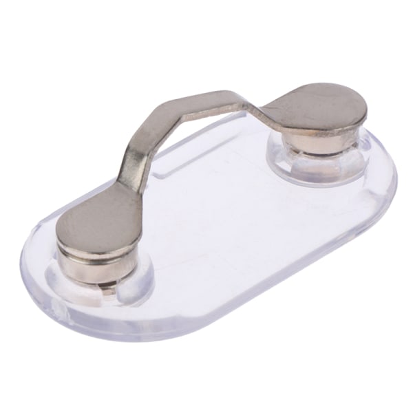 Magnetic Hang Brilleholder Pin Brocher Multi-funktion Porta Silver