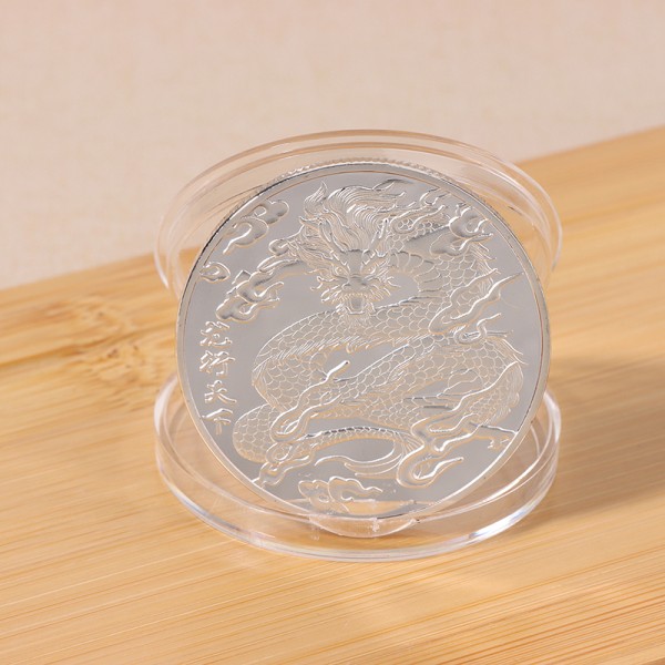 2024 New Year of the Dragon Jubileumsmynt Zodiac Collect Silver