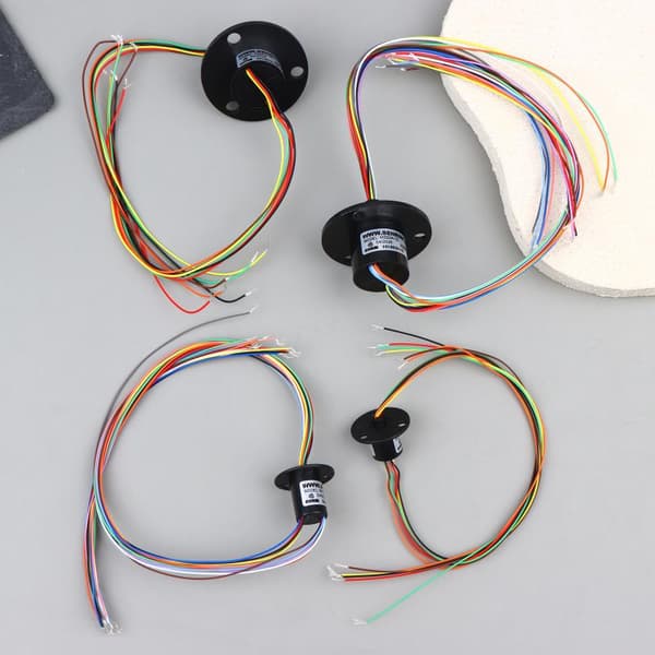 6/12-kanals mikro-roterende slæbering 2A Dia 12,5 mm 22 mm til RC E A3