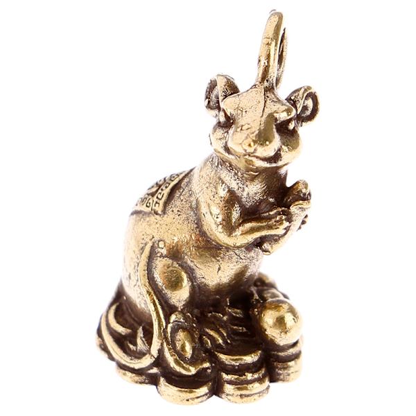 2020 uudenvuoden lahja Lucky mouse rot vuosi Pöytäsisustus Copper Wealt