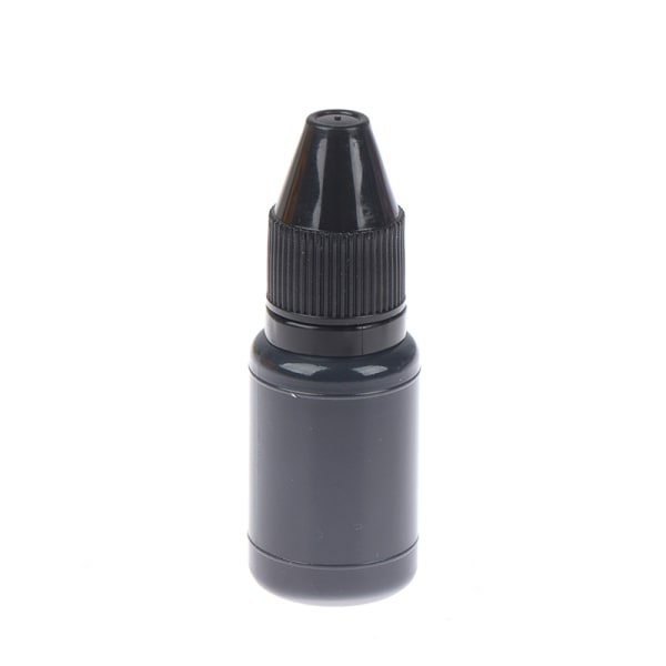 10 ml blekkpute Flash Refill Hurtigtørkende stemplingsblekk Lysfølsom Black