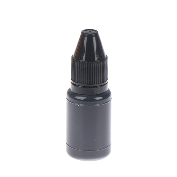 10ml Inkpad Flash Refill Hurtigttørrende stemplingsblæk Lysfølsom Black