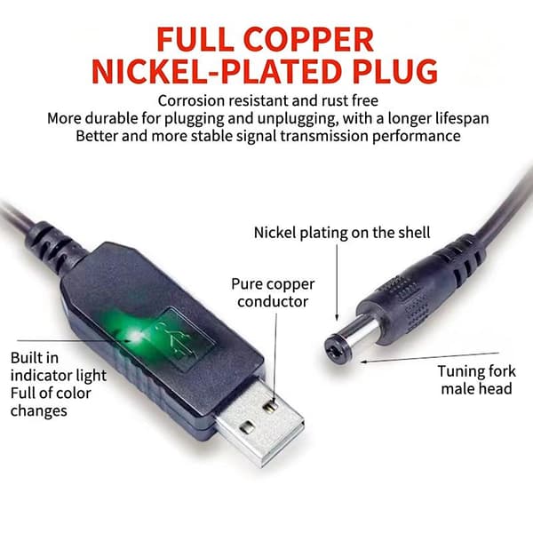 USB-tehostinmuunninsovitin tehonkorotuslinja DC 5V - DC 9V / A1