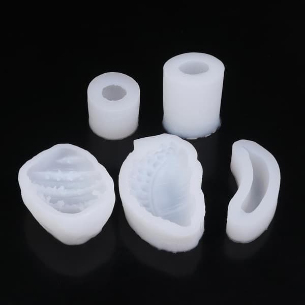 3D Frukt Silikonform Mango Banan Litchi For Stearinlys Aromaterapi 02