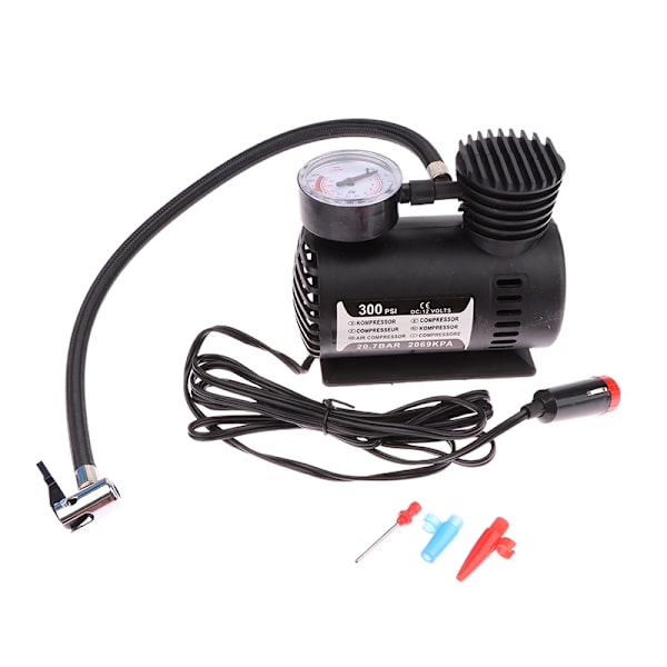 300 PSI 12V digital dekkpumpe Bil bildekk Bilkomprimering