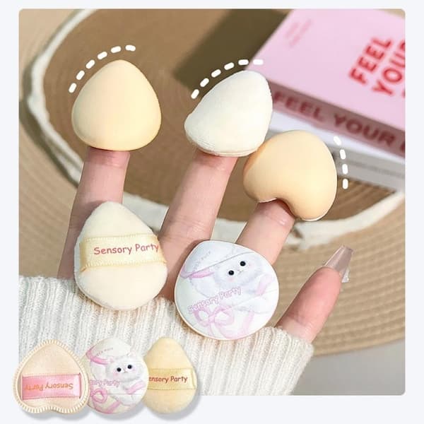 5 stk Meow Dream Diary Cloudy Puff Set Box Sminkefiksering Conceal