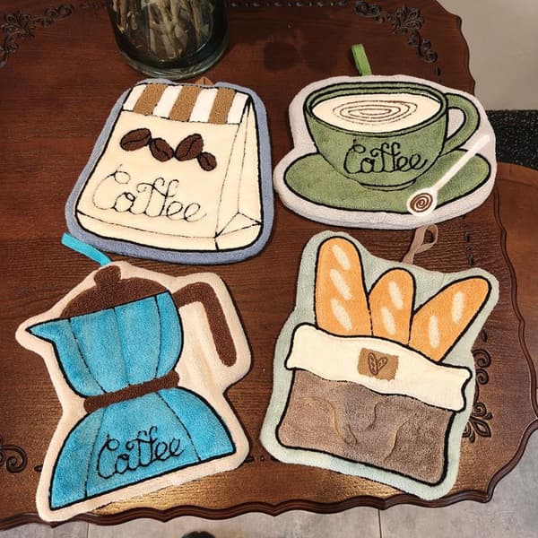 Kaffeaftørringshåndklæder A4