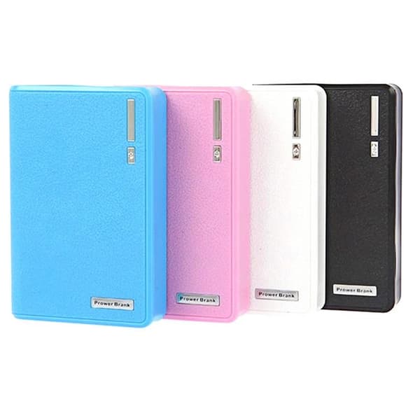 4-slots 18650 Power Bank Batteriboks Holder Bærbar Dobbelt USB Type A1
