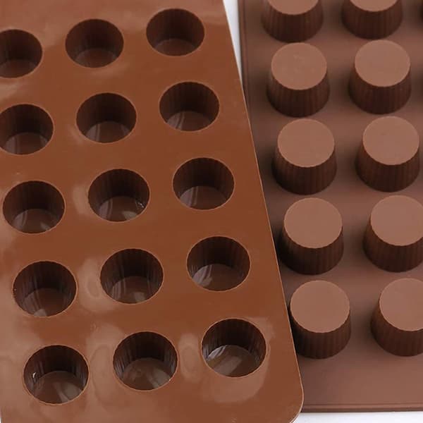 Silikonform Godteri Sjokoladeform Bakepanne Jello Peanut But