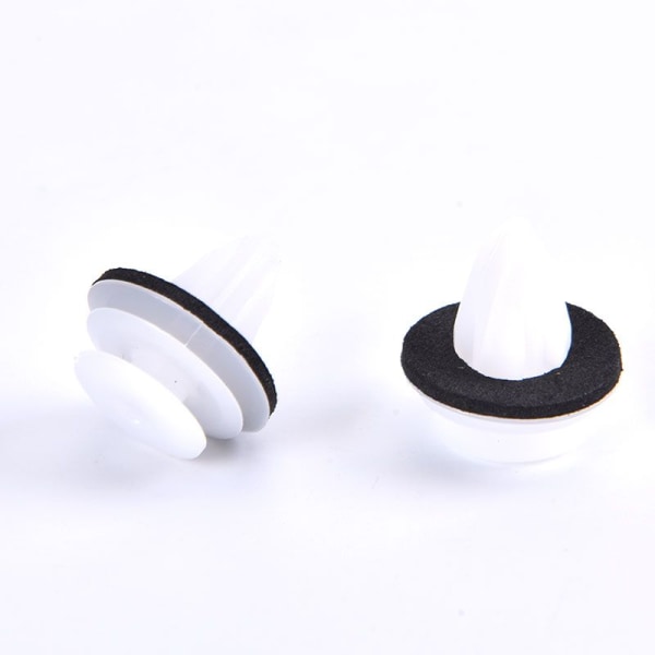 50 stk Universal Auto Fastener Clips Fastholdelse af dørpanel Clips White