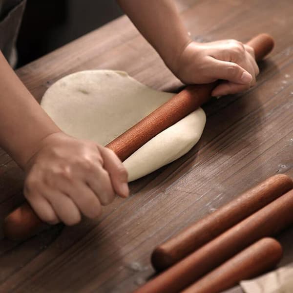 25/30 cm Kjevle i Tre Fondant Kakepynt Deigrulle 30CM