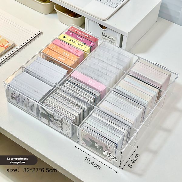 Card Kpop Photocard Säilytyslaatikko Valokuvakorttien organizer A4