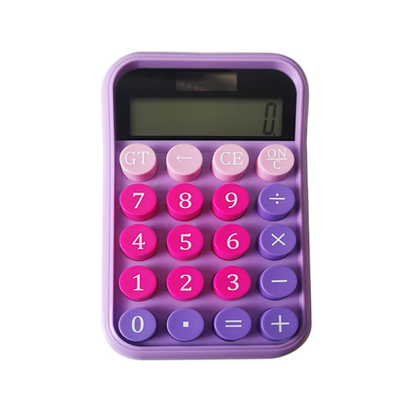 Cartoon Candy Color Silent Calculator Mekaniskt tangentbordsbord A1