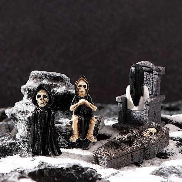 Halloween koristelu Skull Skeleton Horror Tombstone Halloween A8