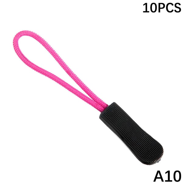 Nye 10 stk. lynlåstræktrækker End Fit Rope Tag Replacement Clip A10
