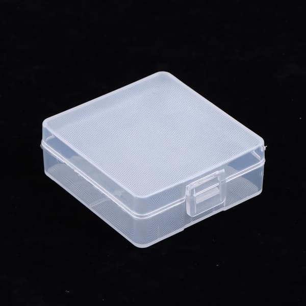 5 stk. 9V batteri gennemsigtig plastik opbevaringsboks etui holder celle A2
