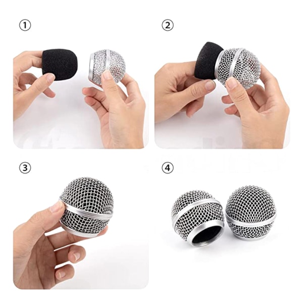 Mesh pään mikrofonin säleikkö