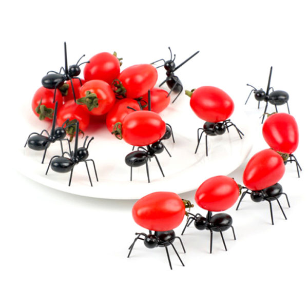 Mini maurholder Gaffel Frukt Plast Enkel dekorasjon Kjøkken Des B