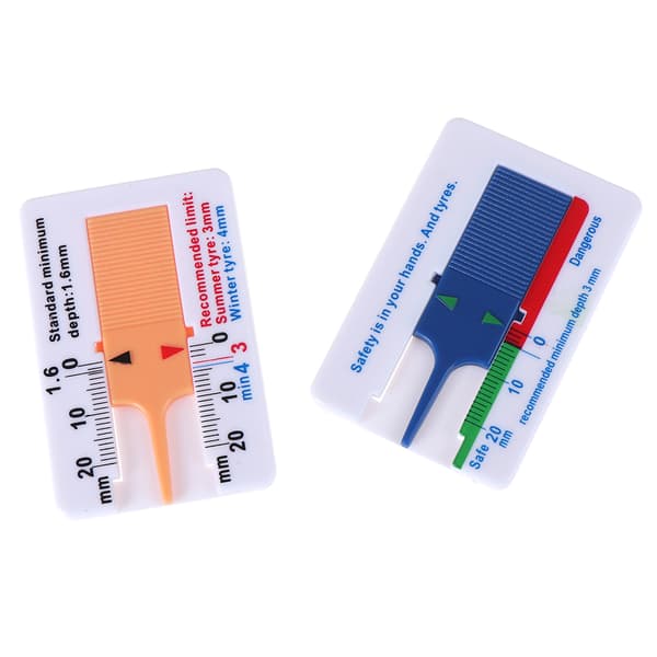 0-20MM bildekk dekk mønsterdybdemåler målerverktøy Yellow