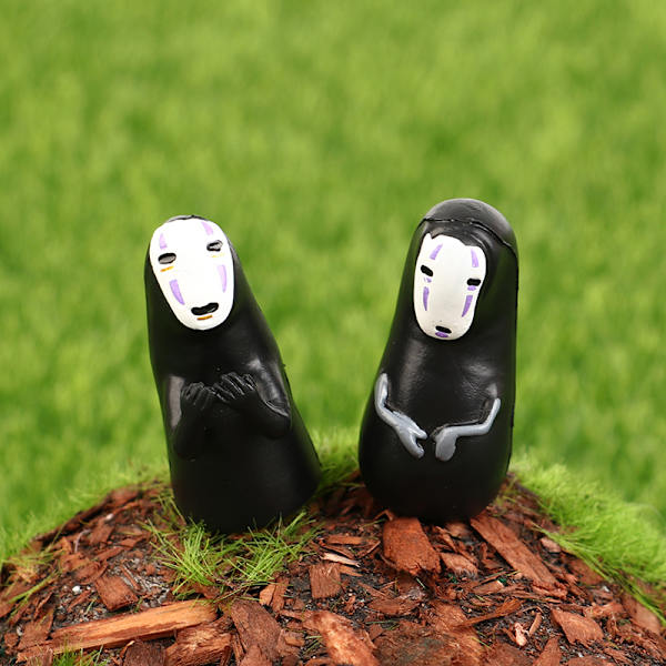 1/4 kpl Spirited Away No Face Man -vinyylitoimintafiguuri Miyazaki H a set