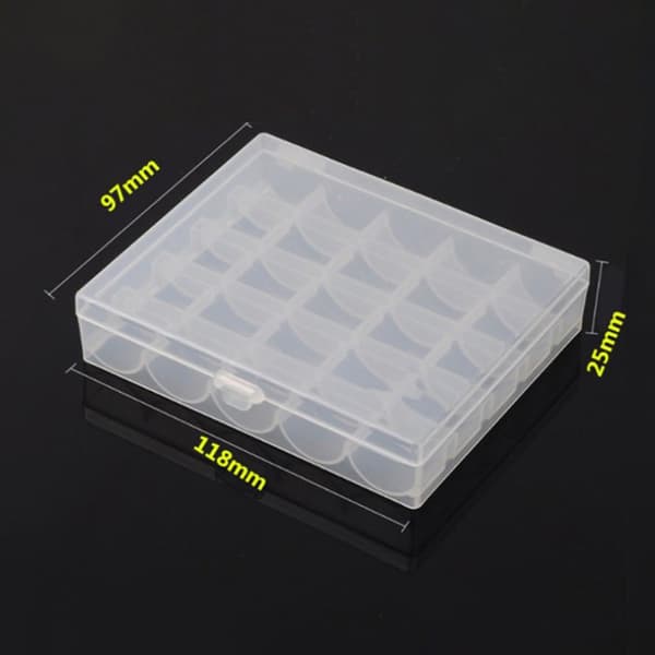 25 spoler Tomme spoler Sy hine Spolekasse Organizer Stora