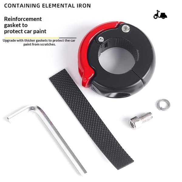 Kypäräkoukku vaihdettava pyörän ripustuskassi koukku monitoiminen M Black Alloy