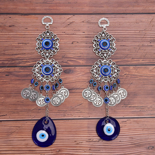 Wind Chimes Turkiet Evil Eye-hängen Drop-shaped